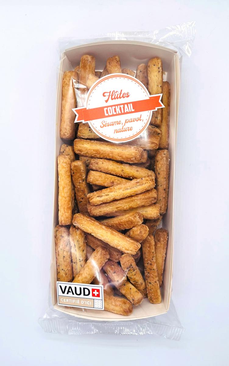 Flûtes cocktail (sésames, pavots, natures)